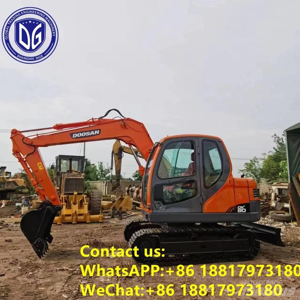 Doosan DX 80 Paletli ekskavatörler