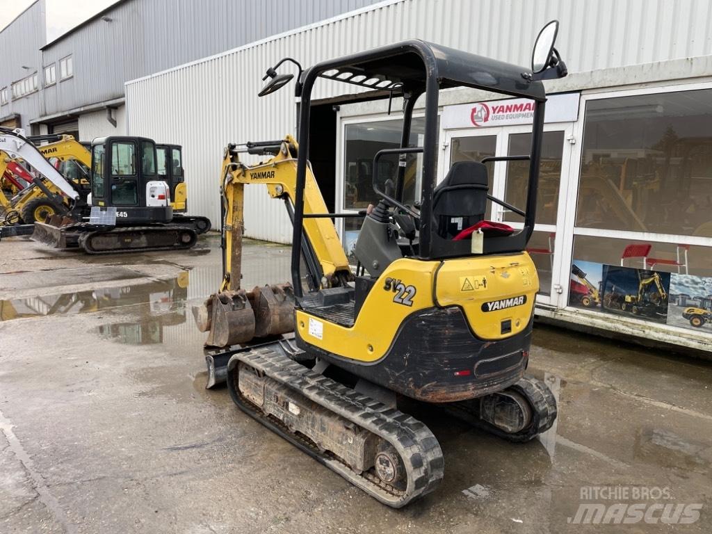 Yanmar SV22 (00834) Mini ekskavatörler, 7 tona dek