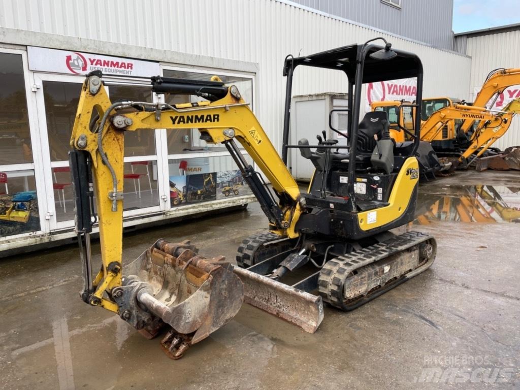Yanmar SV22 (00834) Mini ekskavatörler, 7 tona dek