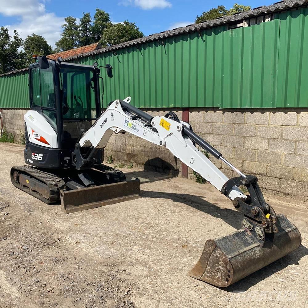 Bobcat E 26 Mini ekskavatörler, 7 tona dek