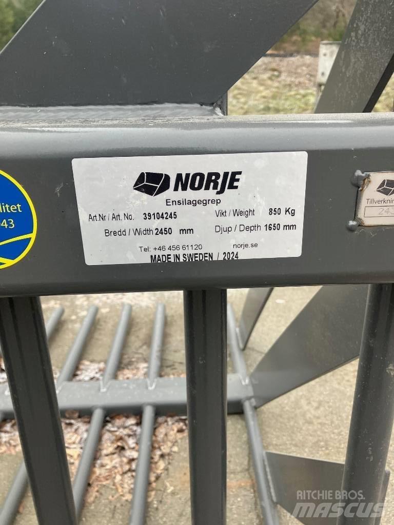 Norje Ensilagegrep Ön yükleyici atasmanlar