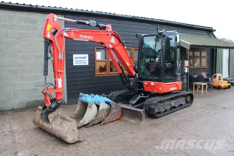 Kubota U 50-5 Mini ekskavatörler, 7 tona dek