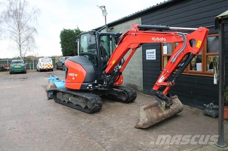 Kubota U 50-5 Mini ekskavatörler, 7 tona dek