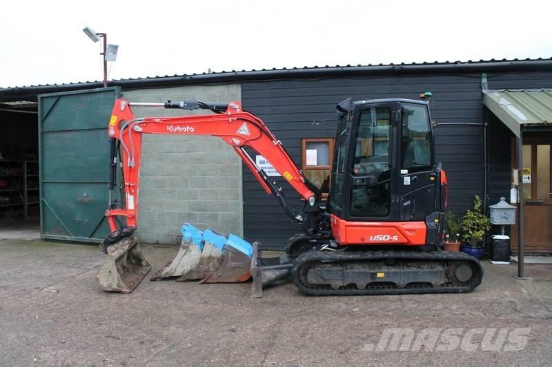 Kubota U 50-5 Mini ekskavatörler, 7 tona dek