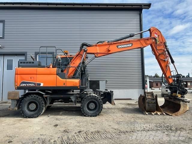 Doosan DX 170 W Lastik tekerli ekskavatörler