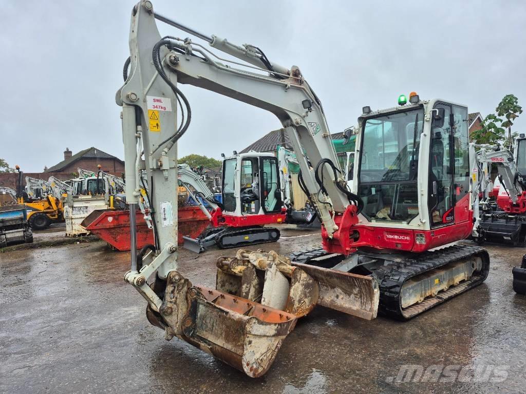 Takeuchi TB 250 Mini ekskavatörler, 7 tona dek