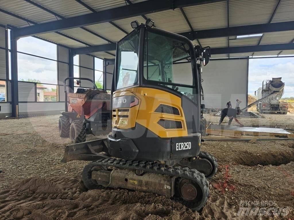 Volvo ECR 25 D Mini ekskavatörler, 7 tona dek