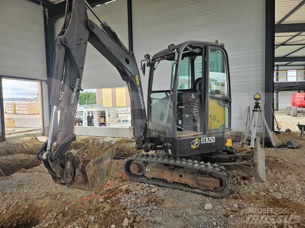 Volvo ECR 25 D Mini ekskavatörler, 7 tona dek