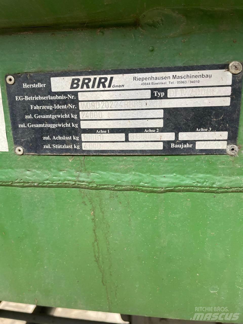 Briri Güllefass Sivi gübre ve ilaç tankerleri