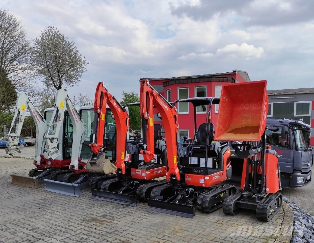 Kubota K008-5 Mini ekskavatörler, 7 tona dek