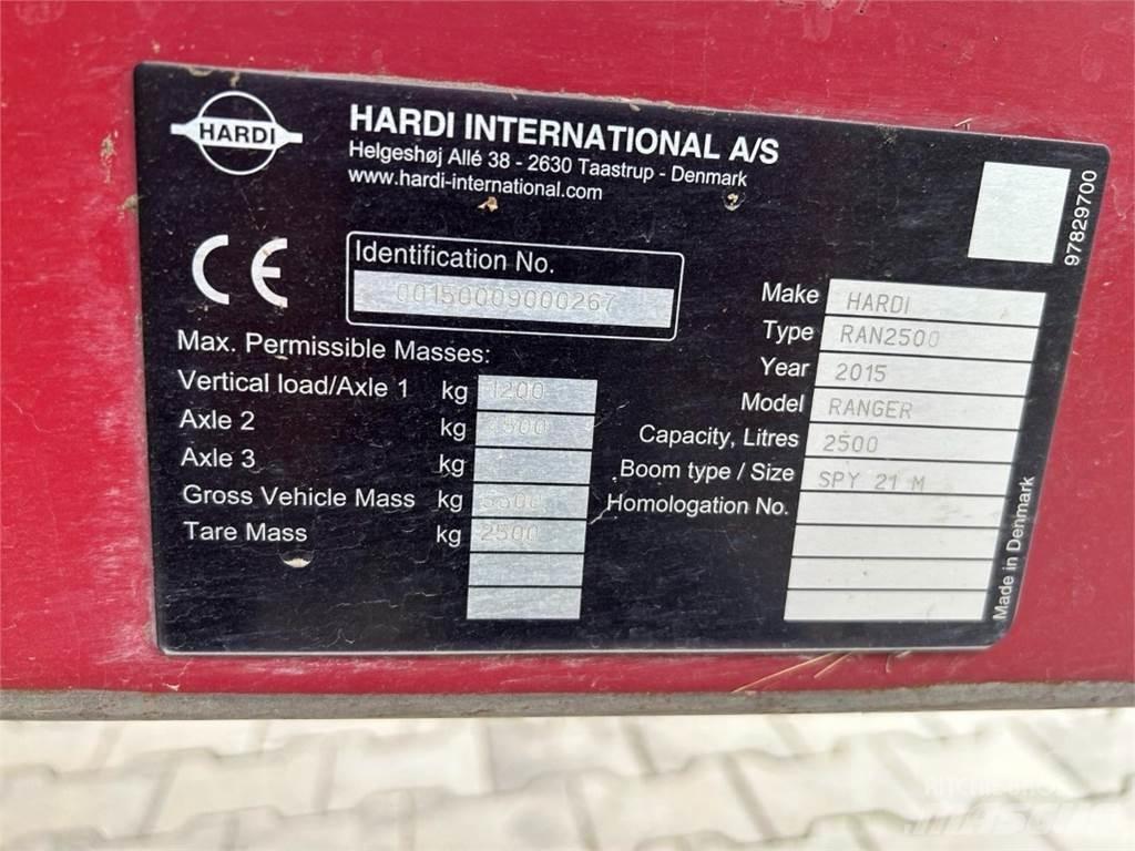 Hardi Ranger 2500 Çekilir pülverizatörler