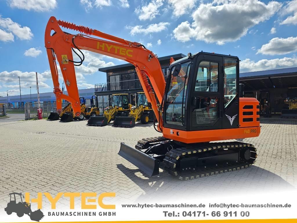 Hytec F60 Pro Mini ekskavatörler, 7 tona dek