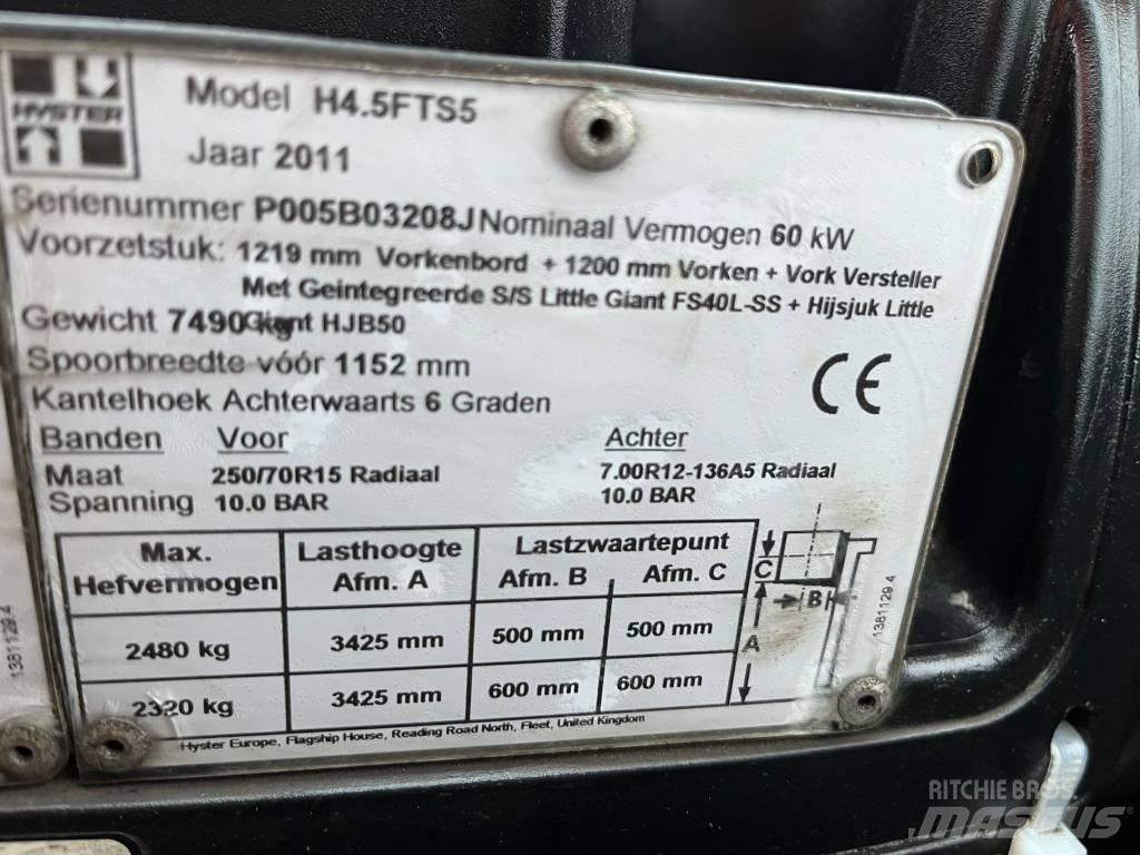 Hyster H4.5 Dizel forkliftler