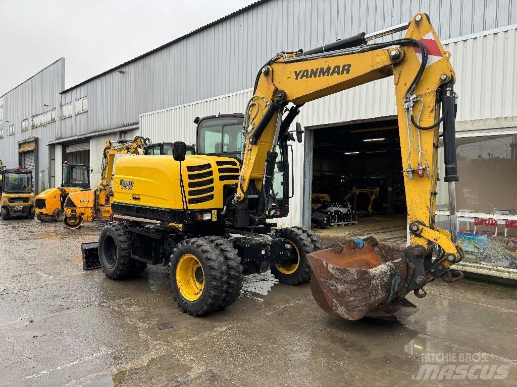 Yanmar B95W (40408) Lastik tekerli ekskavatörler