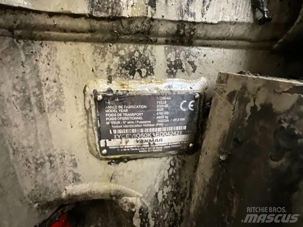 Yanmar Vio 50-6A Mini ekskavatörler, 7 tona dek