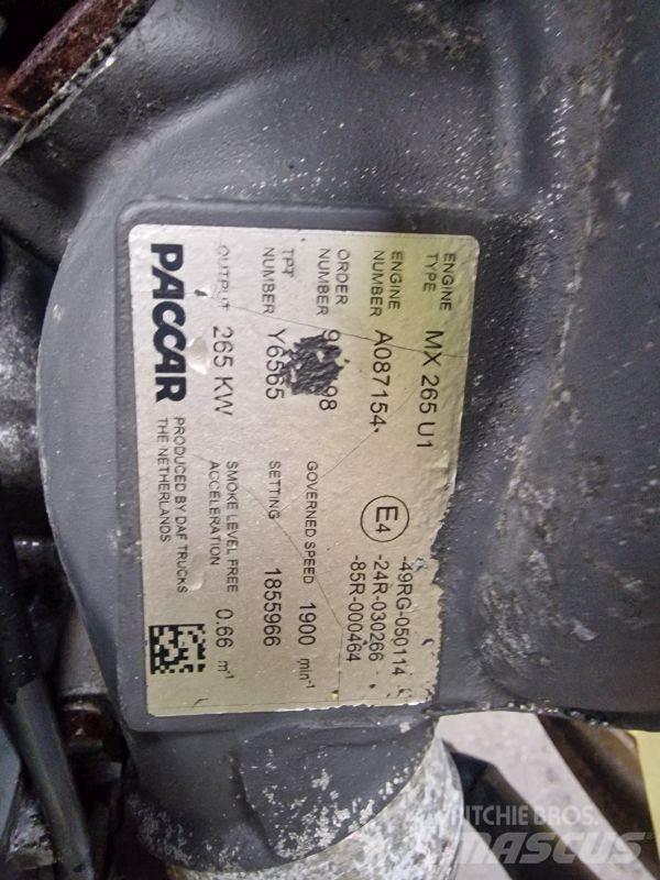 DAF MX265U1 Motorlar