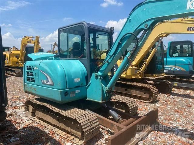 Kobelco SK60 Mini ekskavatörler, 7 tona dek