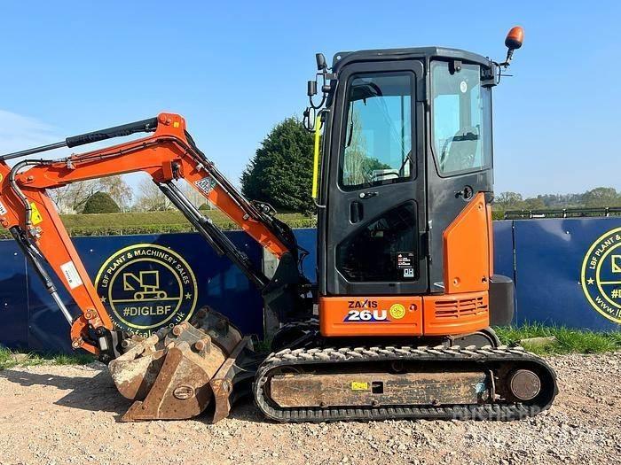 Hitachi ZX26U Mini ekskavatörler, 7 tona dek