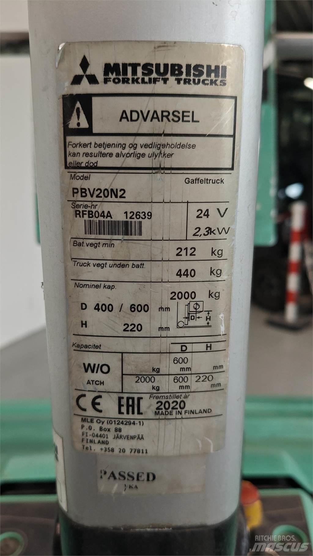 Mitsubishi PBV20N2 Diger