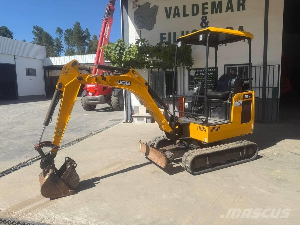 JCB 16 C-1, 1700Kg Mini ekskavatörler, 7 tona dek