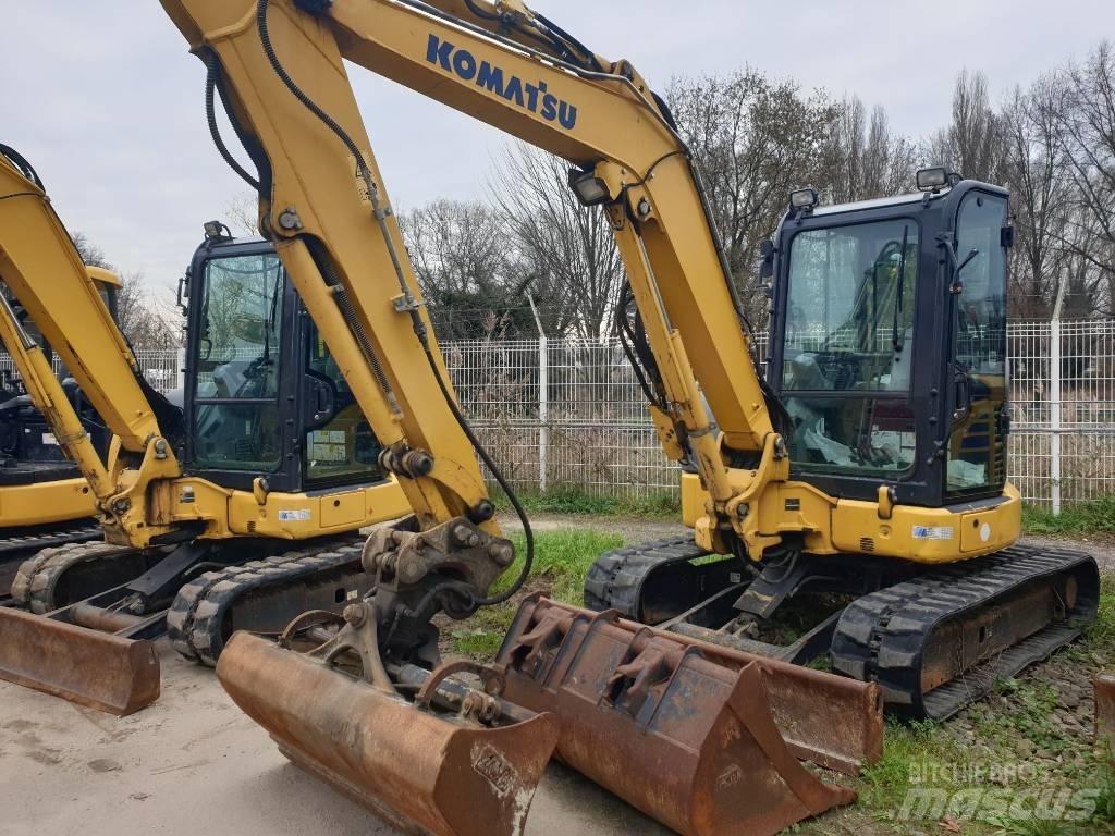 Komatsu PC55MR-5 Mini ekskavatörler, 7 tona dek