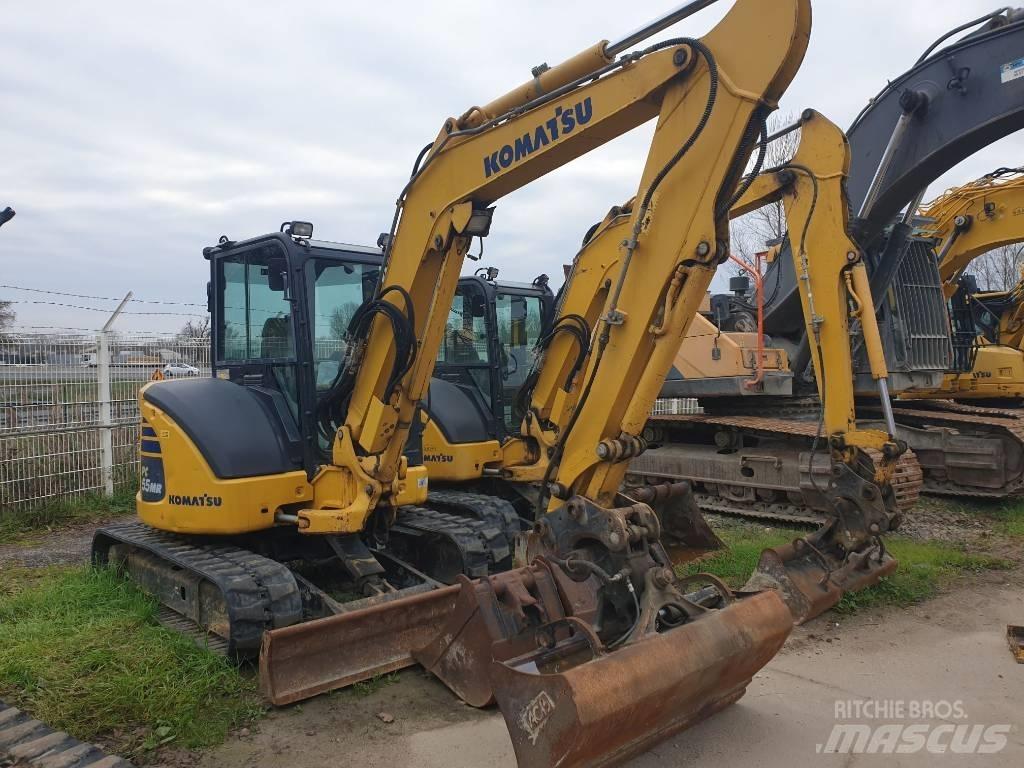 Komatsu PC55MR-5 Mini ekskavatörler, 7 tona dek