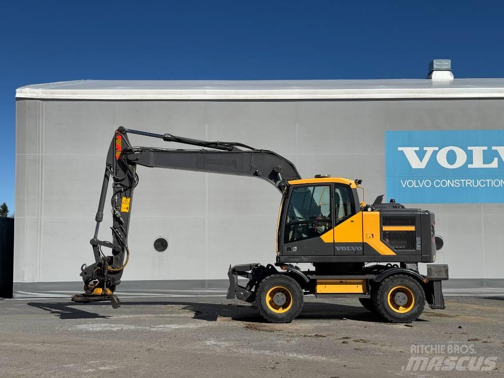Volvo EW 160 E Lastik tekerli ekskavatörler