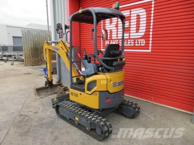XCMG XE 18 E Mini ekskavatörler, 7 tona dek