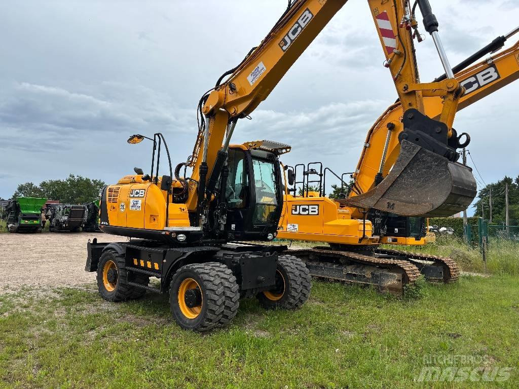 JCB JS 145 W Lastik tekerli ekskavatörler