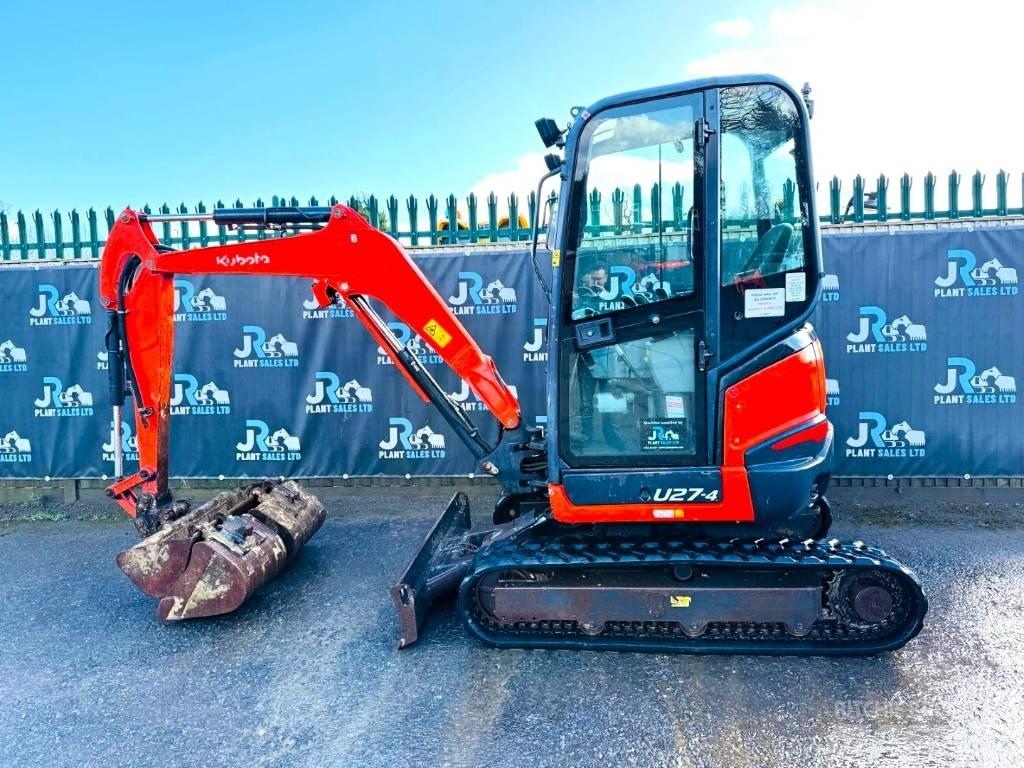 Kubota U 27-4 Mini ekskavatörler, 7 tona dek