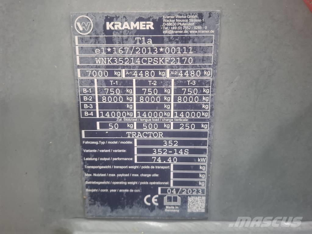Kramer 8115 Tekerlekli yükleyiciler