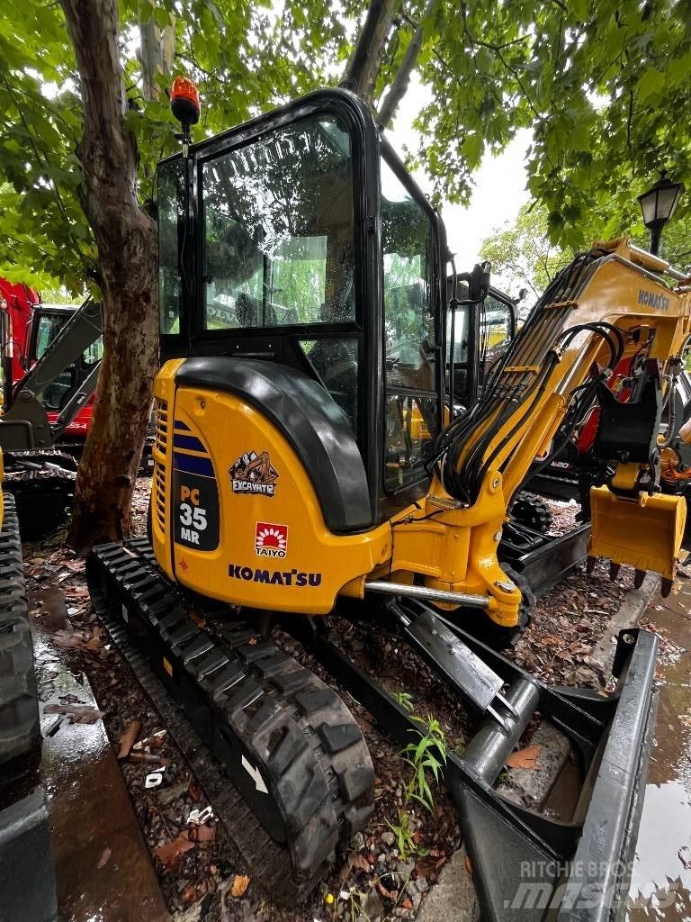 Komatsu PC 35 MR Mini ekskavatörler, 7 tona dek