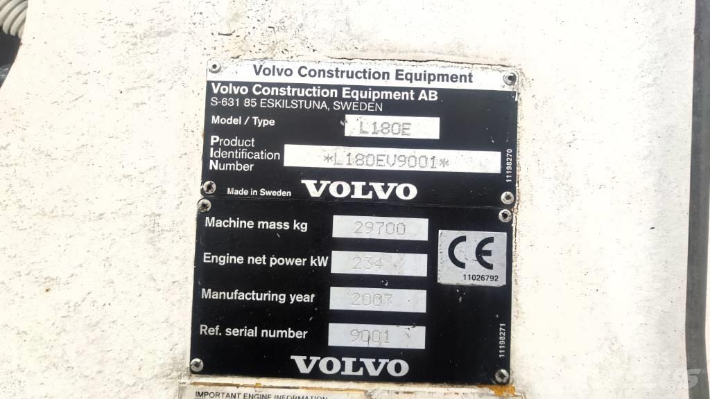 Volvo L 180 E Tekerlekli yükleyiciler