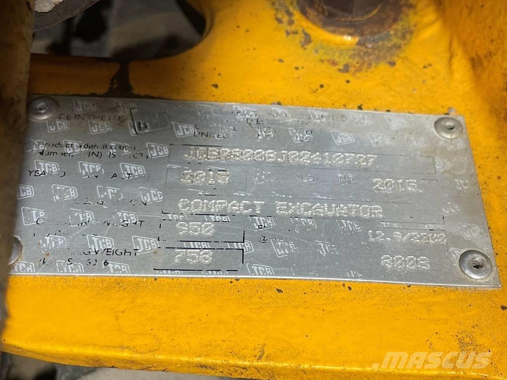 JCB Micro Mini ekskavatörler, 7 tona dek