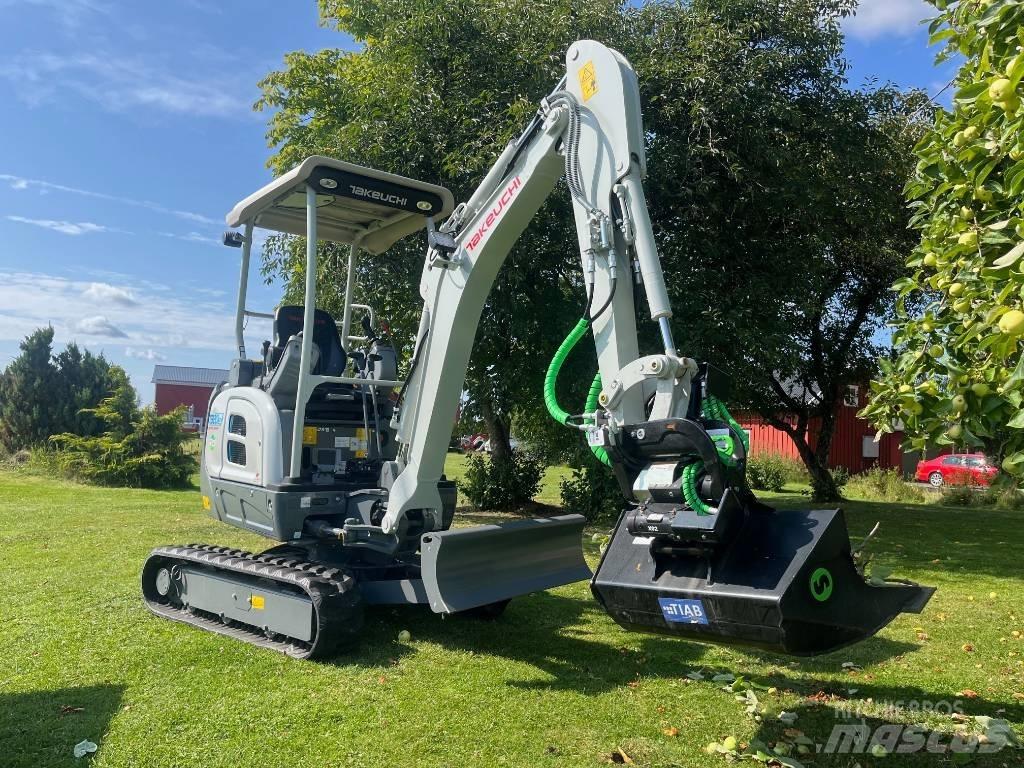 Takeuchi TB 20 E Mini ekskavatörler, 7 tona dek