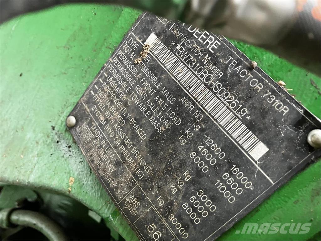 John Deere 7310R Traktörler