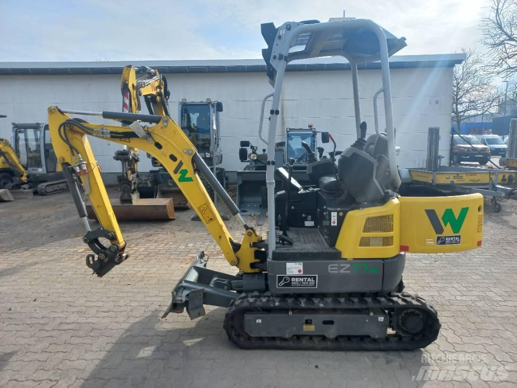 Wacker Neuson EZ17e Paletli ekskavatörler