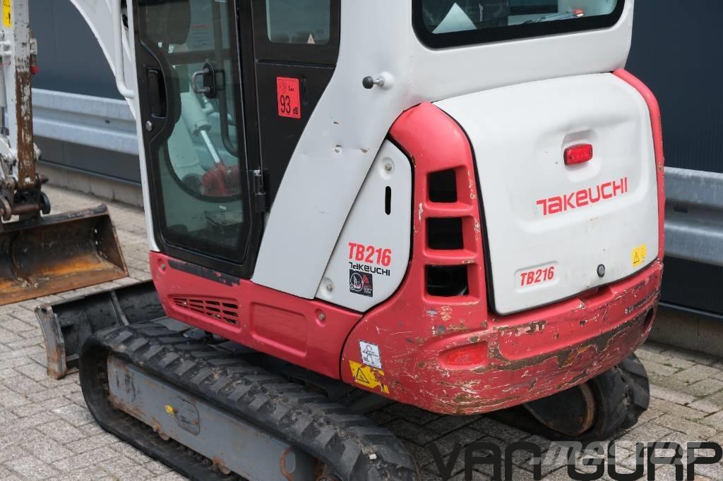 Takeuchi TB216 | 2018 Mini ekskavatörler, 7 tona dek