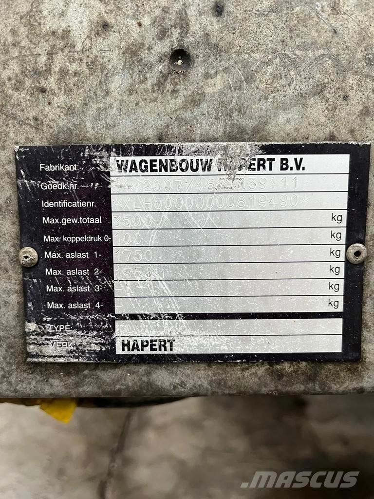 Hapert LF2 Araç nakil römorklari
