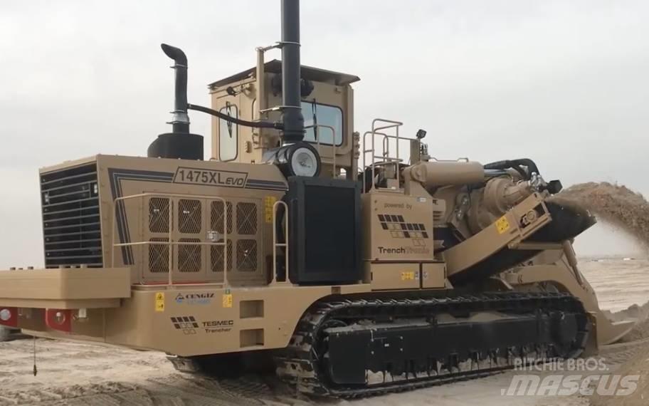 Tesmec T1475XL Kaya ve Beton Testereleri