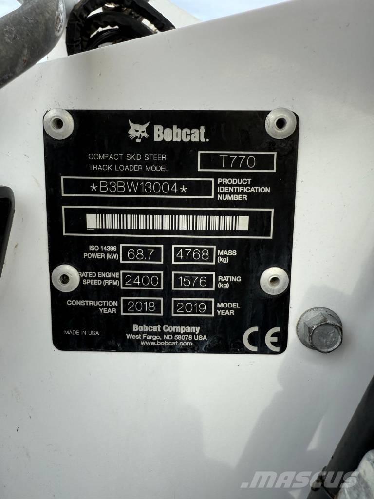Bobcat T 770 Paletli yükleyiciler