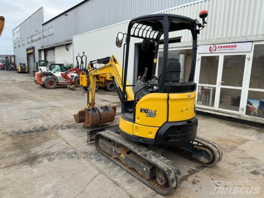 Yanmar VIO26 (15381) Mini ekskavatörler, 7 tona dek