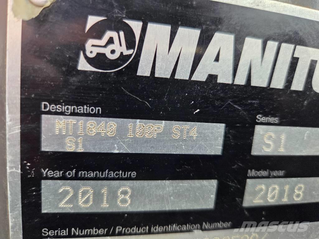 Manitou MT 1840 Teleskopik yükleyiciler