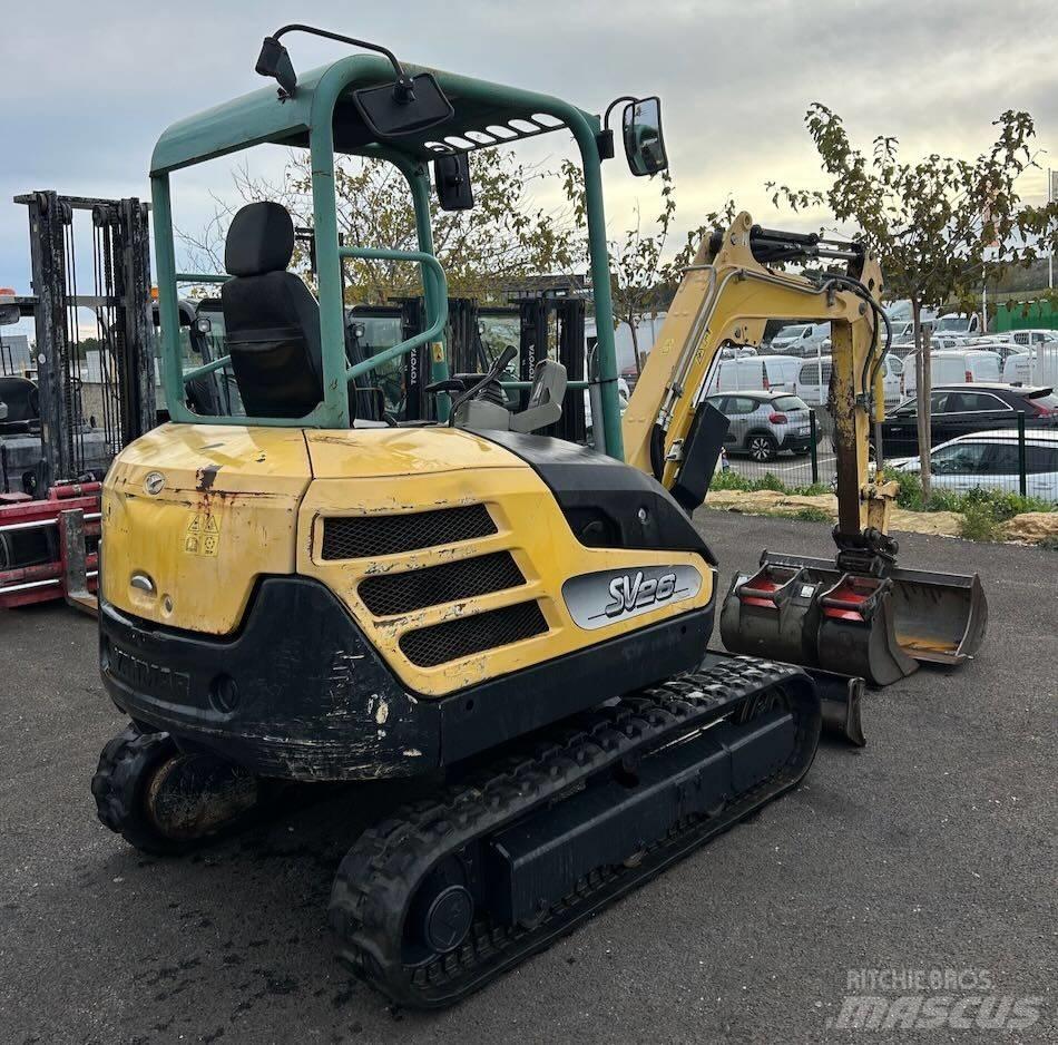 Yanmar SV 26 Mini ekskavatörler, 7 tona dek