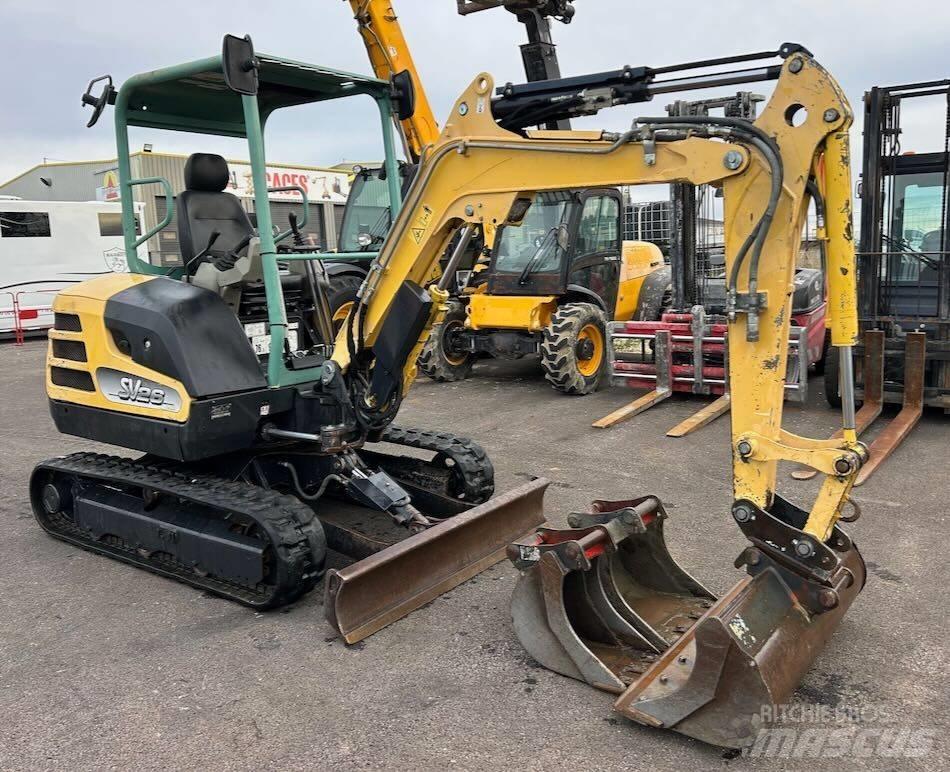 Yanmar SV 26 Mini ekskavatörler, 7 tona dek