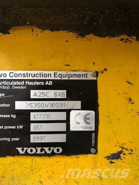 Volvo A 25 C Belden kirma kaya kamyonu