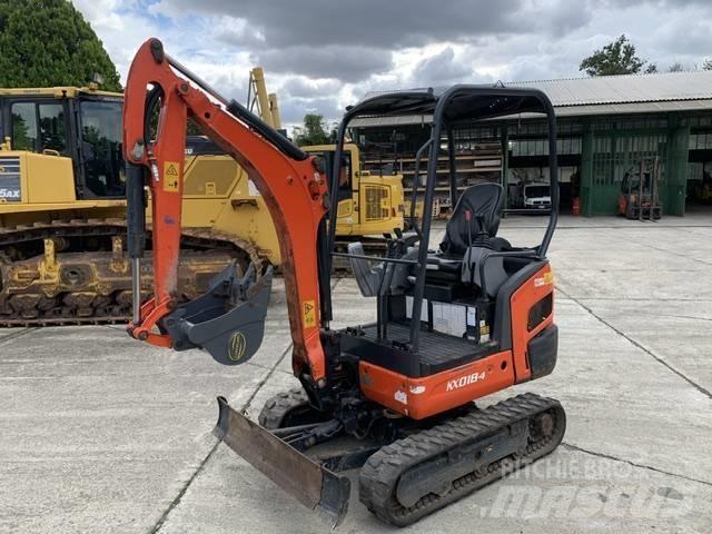 Kubota KX 018-4 Mini ekskavatörler, 7 tona dek