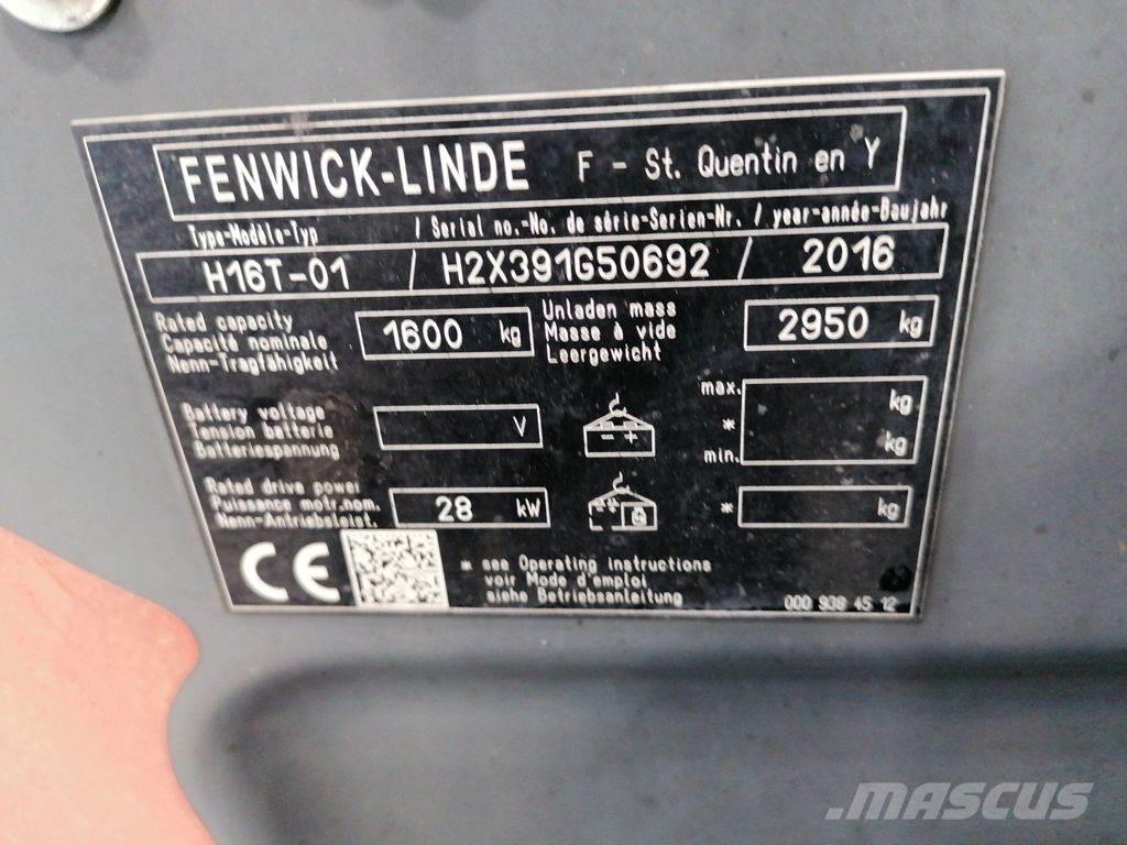 Linde H16T-01 LPG'li forkliftler