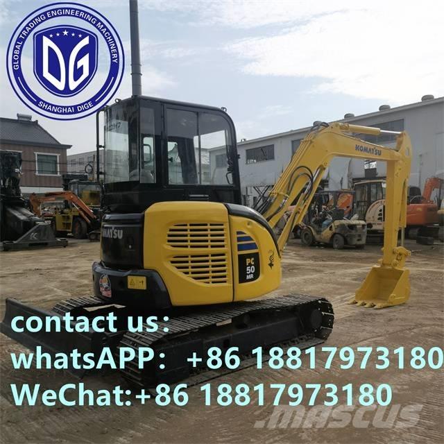 Komatsu PC 50 MR Mini ekskavatörler, 7 tona dek