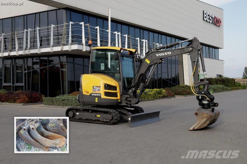 Volvo ECR 35 D Mini ekskavatörler, 7 tona dek